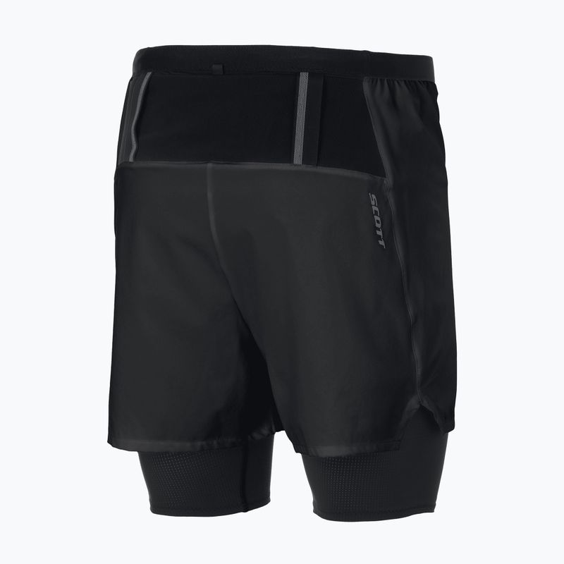 Pantaloni scurți de alergare pentru bărbați SCOTT Hybrid Endurance Tech black 2