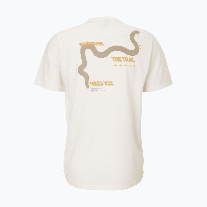 Tricou de alergare pentru bărbați SCOTT Endurance DRI Tee cotton white/toast beige 2