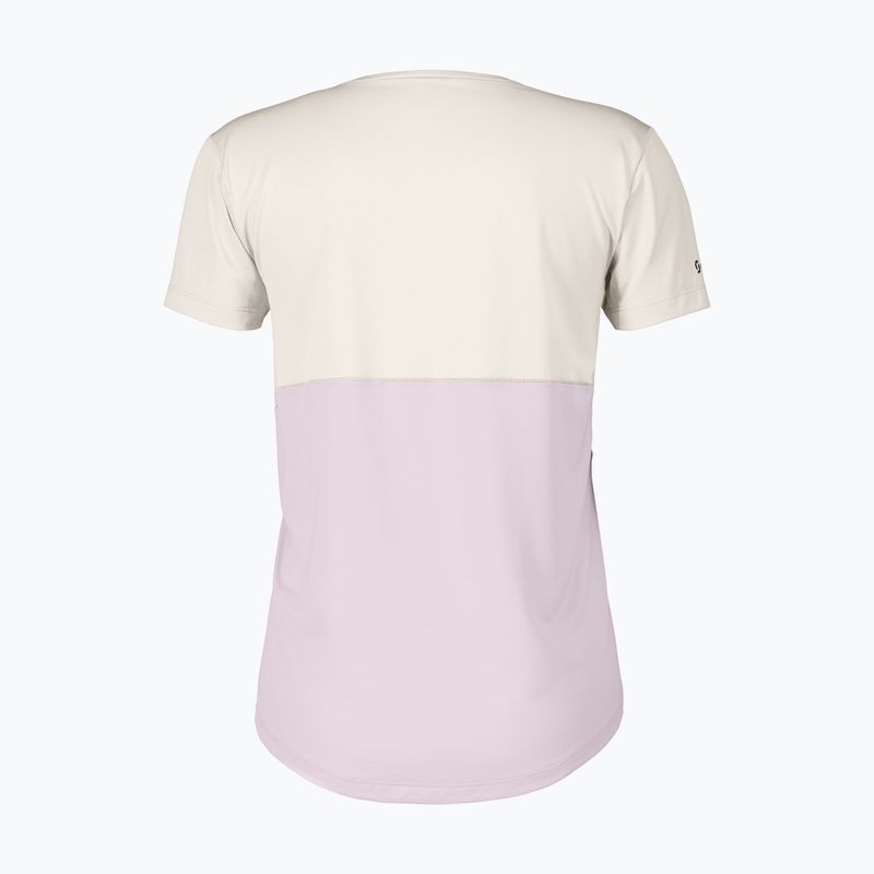 Tricou de alergare pentru femei SCOTT Endurance Tech cotton white/bliss pink 2