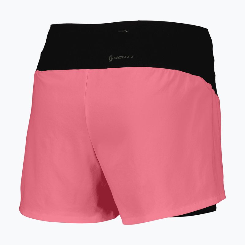 Pantaloni scurți de alergare pentru femei SCOTT Endurance Hybrid digital pink/black 2