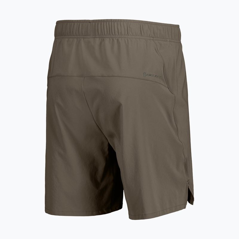 Pantaloni scurți de alergare pentru bărbați SCOTT Endurance LT wood grey 2