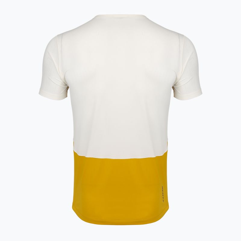 Tricou de alergare pentru bărbați SCOTT Endurance Tech white/sundial yellow 2