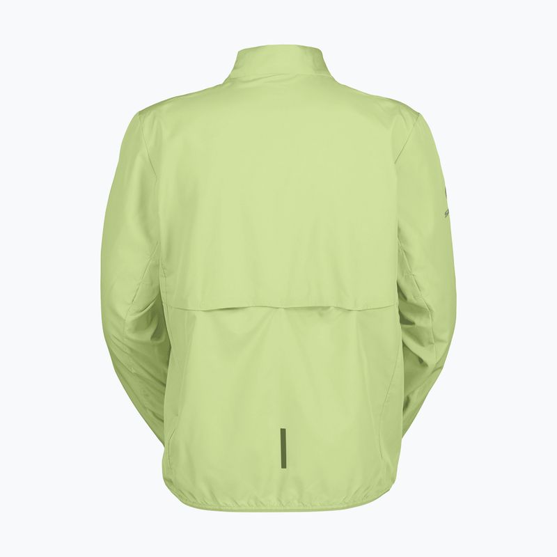 Geacă de alergare pentru bărbați SCOTT Endurance Tech Windbreaker acid yellow 2