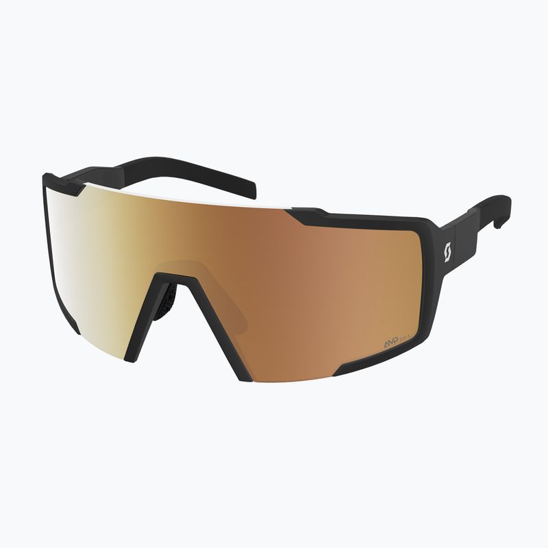 Ochelari de soare SCOTT Shield LS black/amp ls gold chrome