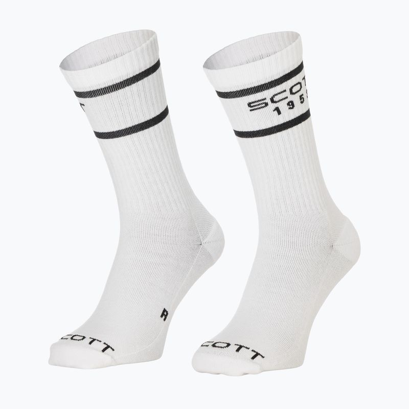 Șosete SCOTT Retro Casual Crew 3 pairs white/black 2