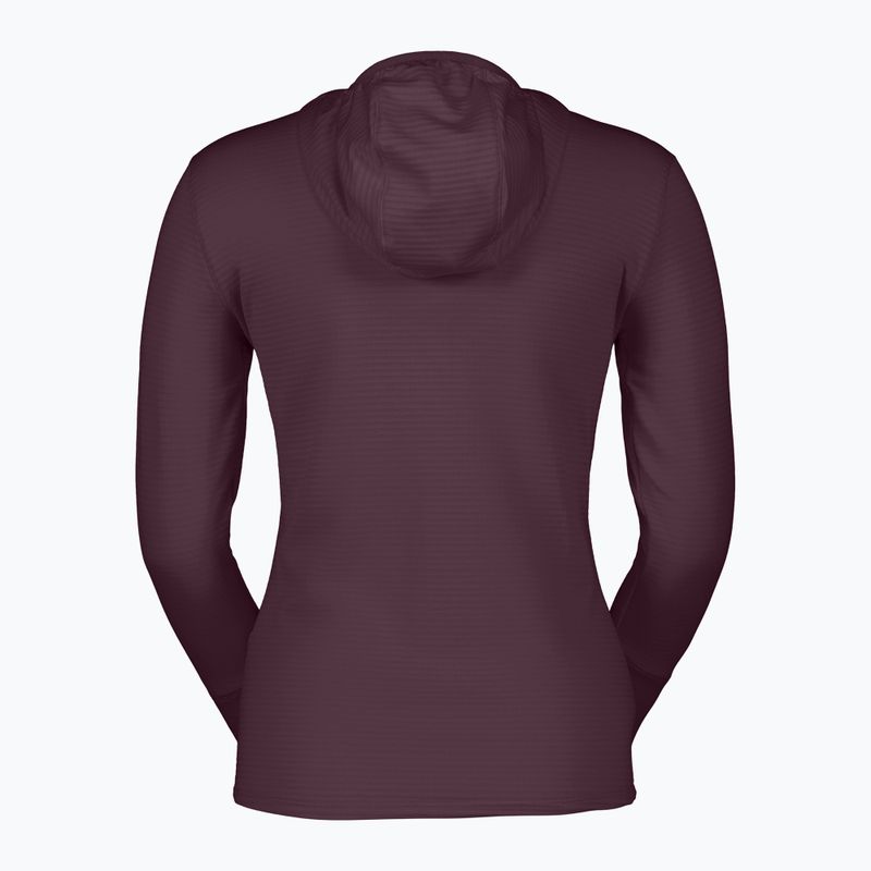 Bluză fleece pentru femei SCOTT Defined Light Hoody cocoa red 2