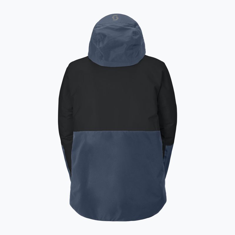 Geacă de schi pentru bărbați SCOTT Ultimate Dryo black/dusk blue 2