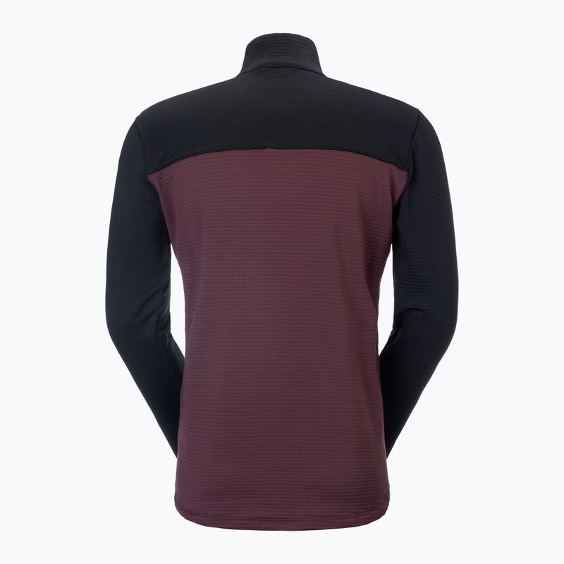 Bluză fleece pentru bărbați SCOTT Defined Light cocoa red/black 2
