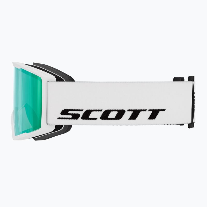 Ochelari de schi SCOTT Trace Pro white/green chrome 2