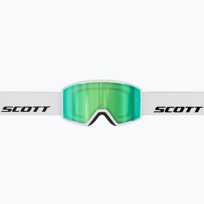 Ochelari de schi SCOTT Trace Pro white/green chrome 3