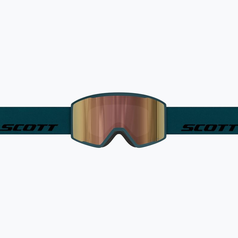 Ochelari de schi SCOTT Trace Pro Light Sensitive petrol green/amp ls cinnamon chrome 3