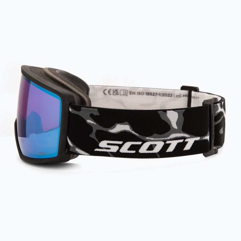 Ochelari de schi Scott Neo Light Sensitive S2-4 granite black/white/amp ls blue chrome 4