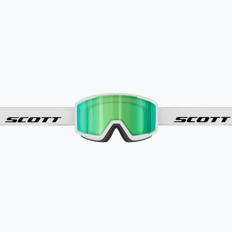 Ochelari de schi SCOTT Trace Pro Compact white/green chrome 3