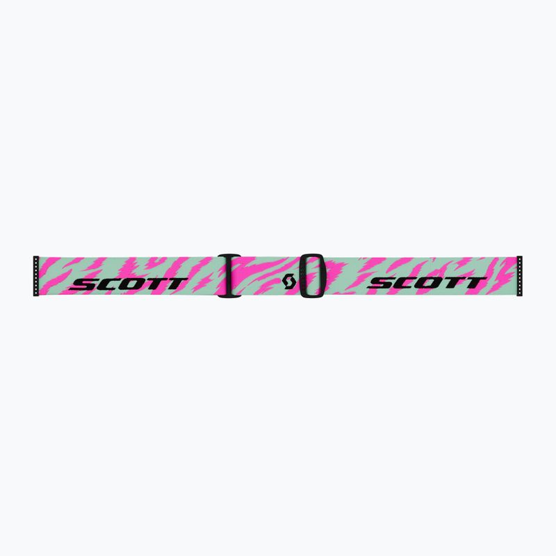 Ochelari de schi pentru copii SCOTT Shield neon pink/mint green/rose 5