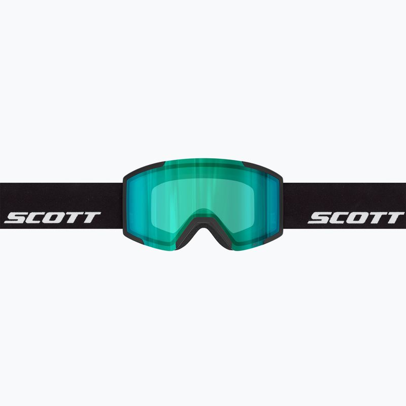 Ochelari de schi SCOTT Shield black/amp green chrome 2