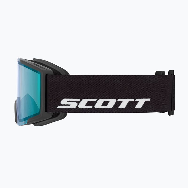 Ochelari de schi SCOTT Shield black/amp green chrome 3