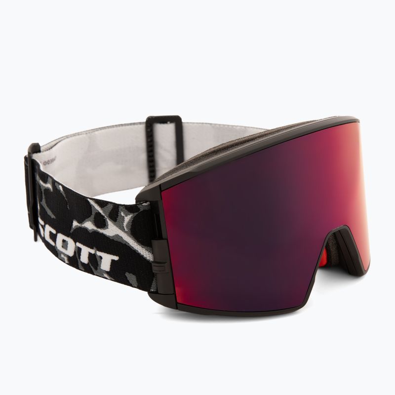 Ochelari de schi SCOTT React Light Sensitive granite black/white/amp red chrome 2