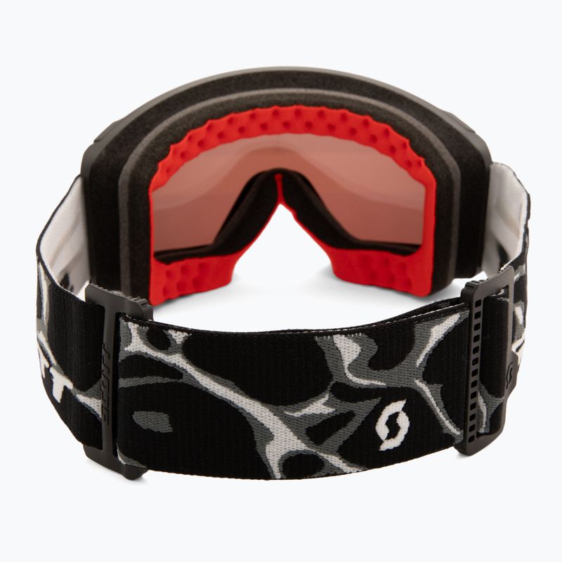 Ochelari de schi SCOTT React Light Sensitive granite black/white/amp red chrome 4