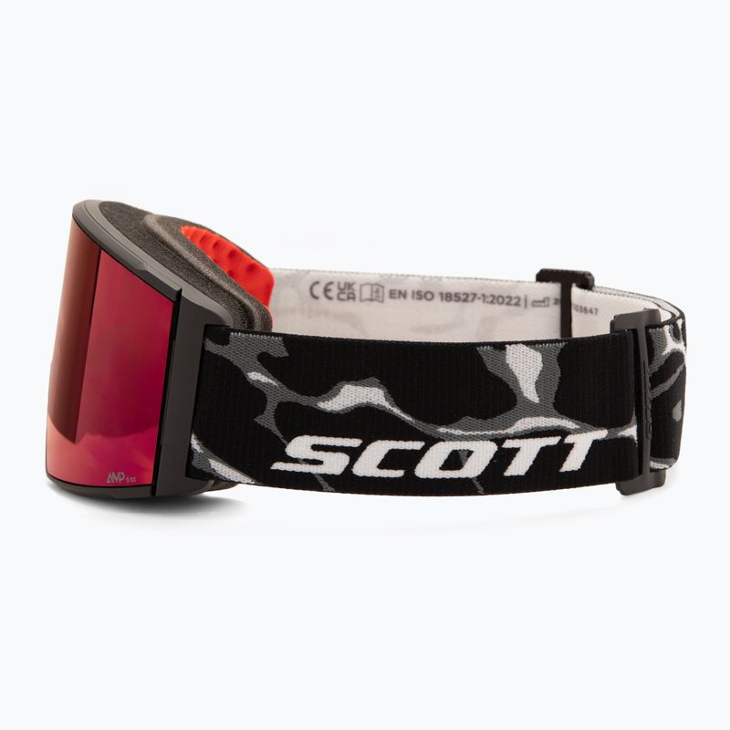 Ochelari de schi SCOTT React Light Sensitive granite black/white/amp red chrome 5