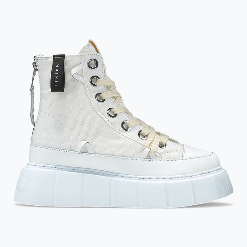 Încălțăminte pentru femei INUIKII Matilda Canvas High white 8