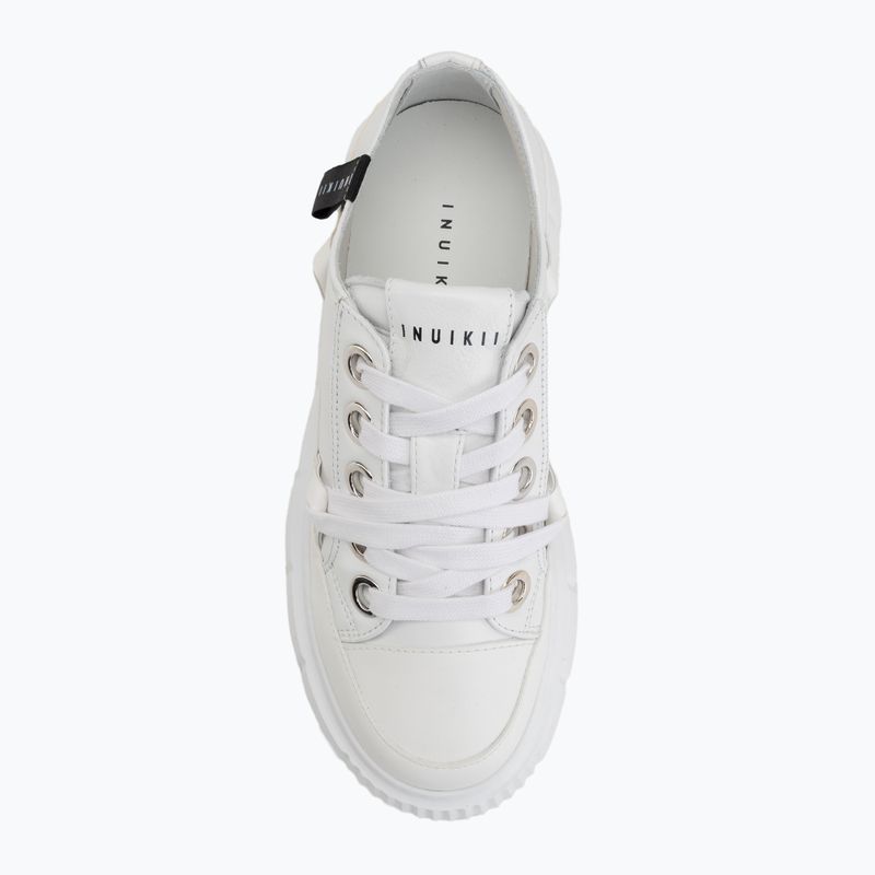 Încălțăminte pentru femei INUIKII Leather Matilda Low white 5