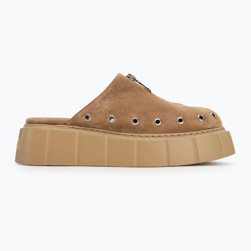 Papuci pentru femei  INUIKII Matilda Mule Suede beige 2