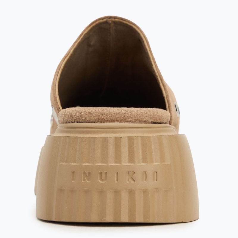 Papuci pentru femei  INUIKII Matilda Mule Suede beige 6