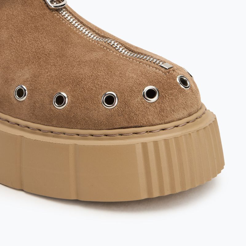 Papuci pentru femei  INUIKII Matilda Mule Suede beige 7