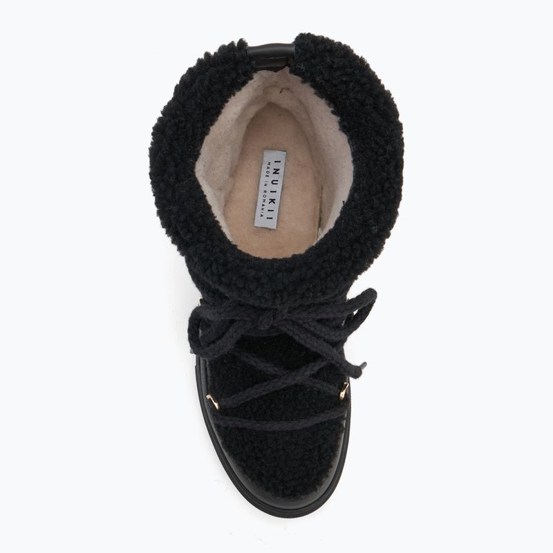 Ghete de iarnă pentru pentru femei INUIKII Curly black 5