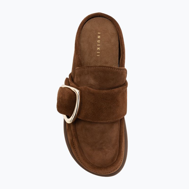 Șlapi pentru femei INUIKII Mule Soft brown 5