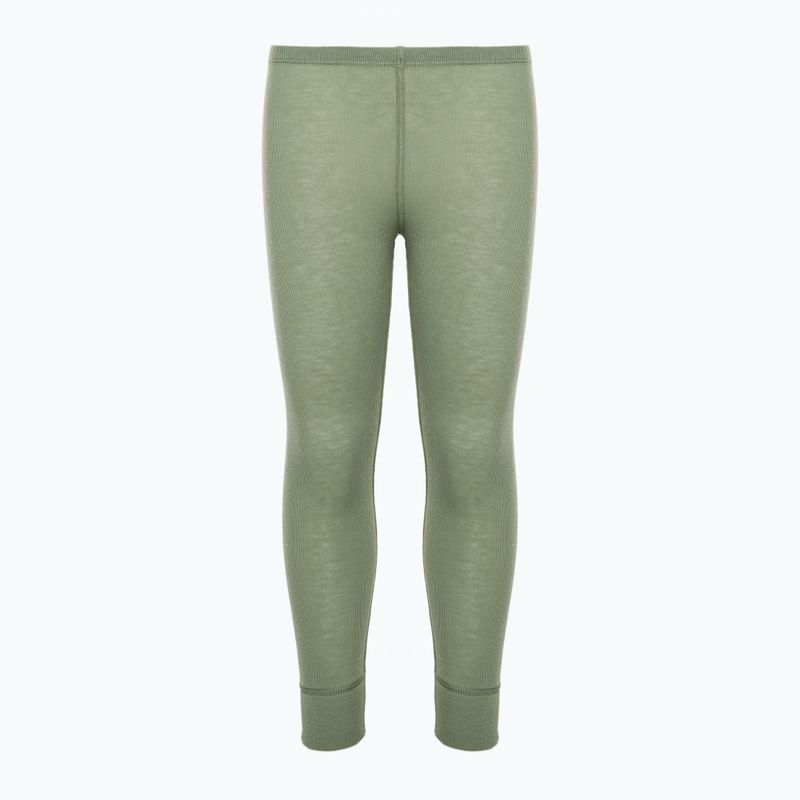 Lenjerie de corp termică pentru copii ODLO Active Warm Eco Long oțel gri melange/verde mat 5