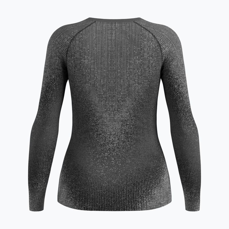 Bluză termică damă Odlo Performance Warm Blackcomb Bl Top Crew Neck black 2