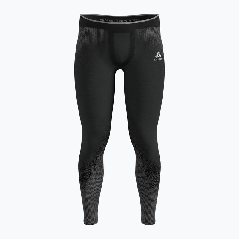 Pantaloni termici pentru bărbați ODLO Performance Warm Blackcomb Bl Bottom Long black