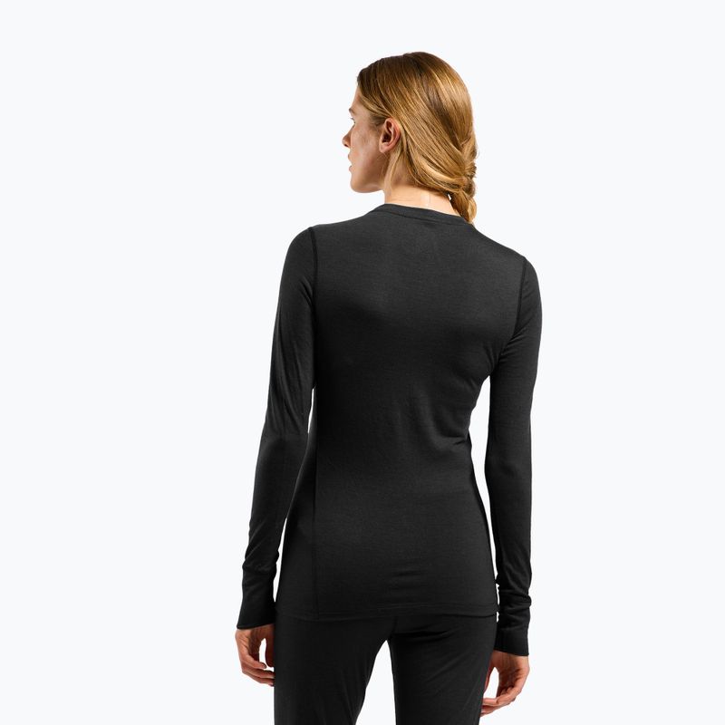 Bluză termoactivă pentru femei ODLO Merino 200 Bl Top Crew Neck black 3