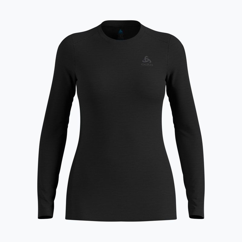 Bluză termică damă ODLO Merino 160 Bl Top Crew Neck black 5