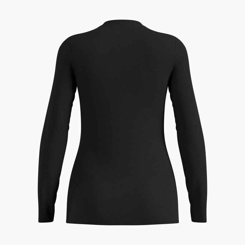 Bluză termică damă ODLO Merino 160 Bl Top Crew Neck black 6