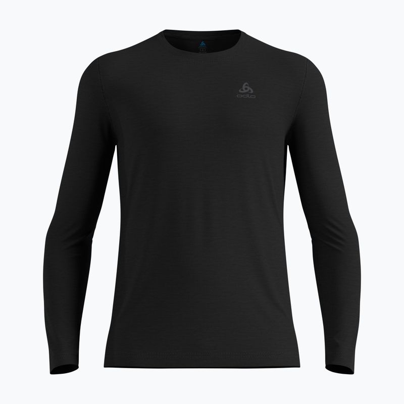 Longsleeve termoaktywny męski ODLO Merino 160 Bl Top Crew Neck black 4