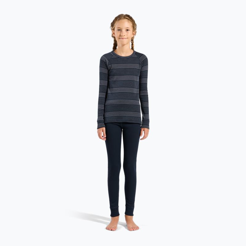 Set de lenjerie termoactivă pentru copii ODLO Active Warm Eco dark sapphire