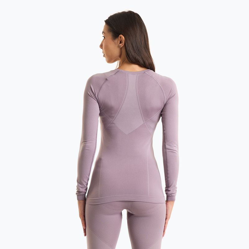 Set de lenjerie termoactivă pentru femei ODLO Fundamentals Performance Warm gray ridge 3
