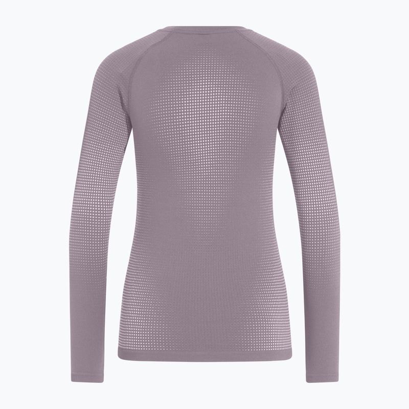 Bluză termică damă ODLO Performance Warm Bl Top Crew Neck gray ridge 6