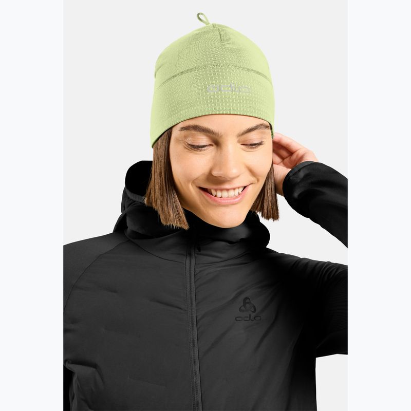 Căciulă de iarnă ODLO Polyknit Warm Reflective shadow lime 4