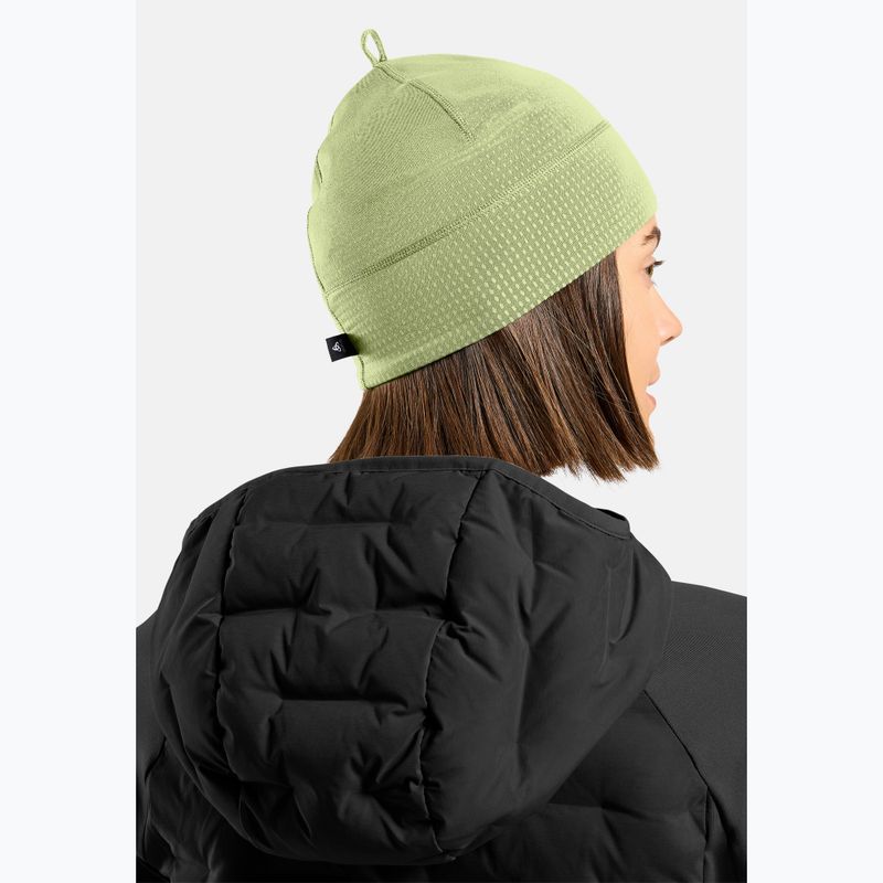 Căciulă de iarnă ODLO Polyknit Warm Reflective shadow lime 6