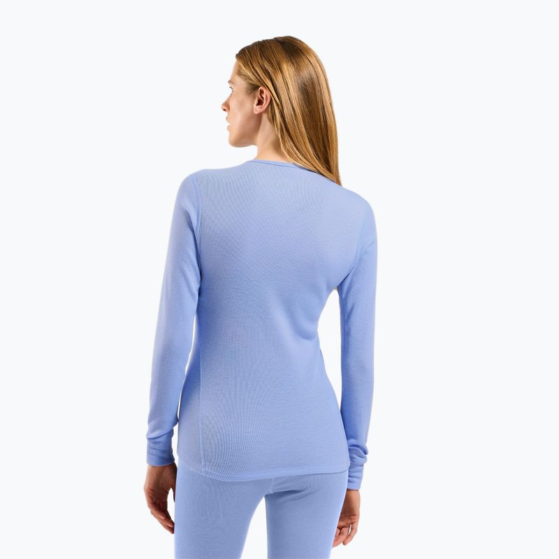 Longsleeve termoactiv pentru femei ODLO Active Warm Bl Top Crew Neck blue heron 3