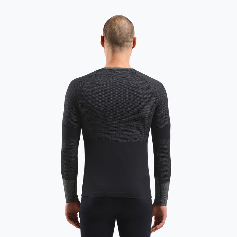 Bluză termică pentru bărbați ODLO Fundamentals Performance Warm Bl Top Crew Neck black 3