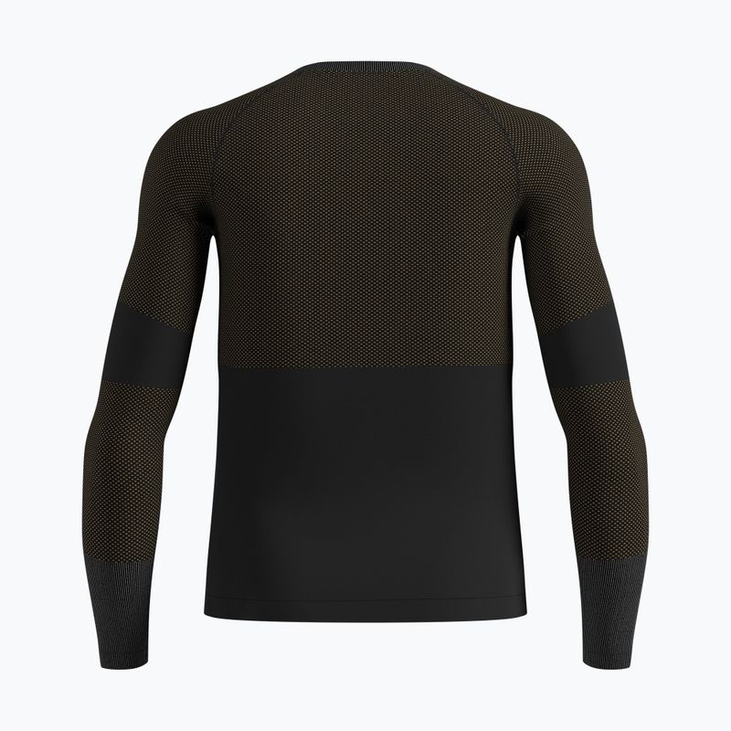 Bluză termică pentru bărbați ODLO Fundamentals Performance Warm Bl Top Crew Neck black 6