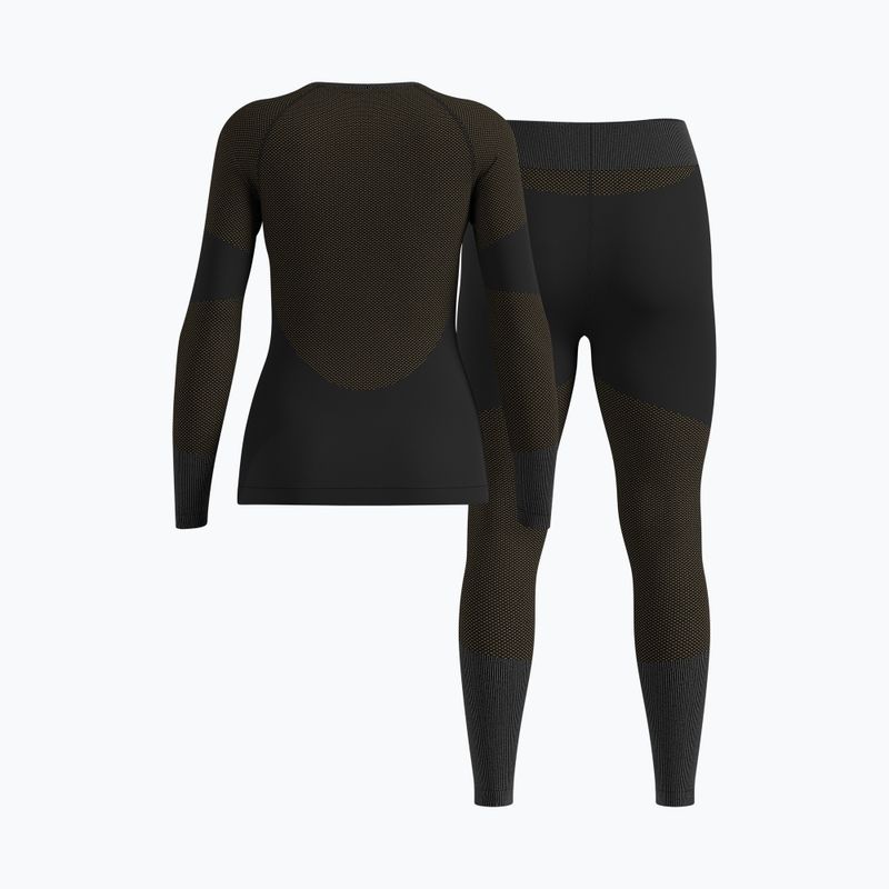 Set de lenjerie termică pentru femei ODLO Fundamentals Performance Warm black 2