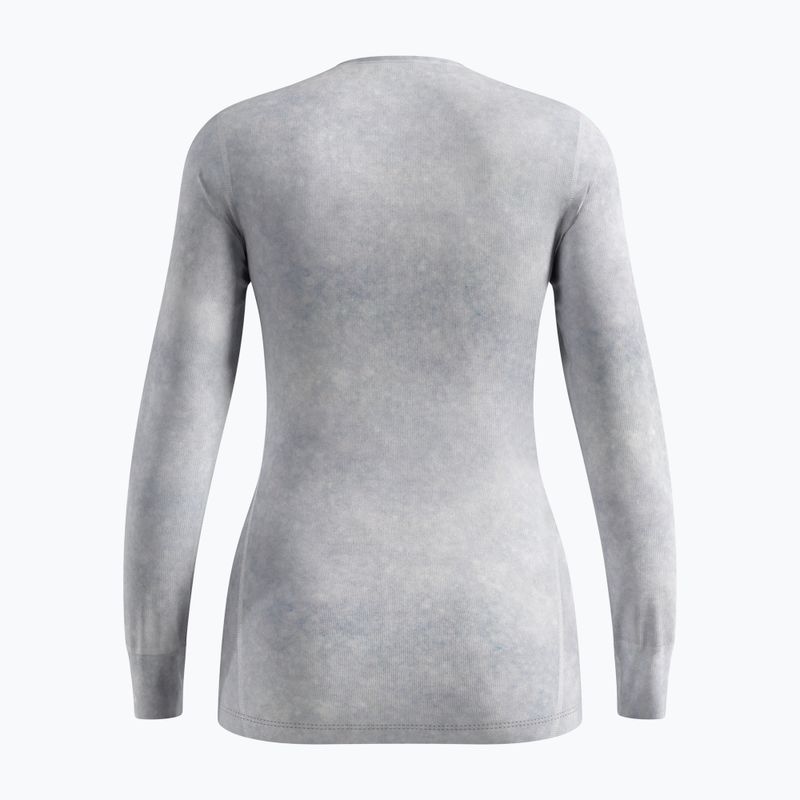 Bluză termică damă ODLO Active Warm X Pow Bl Top Crew Neck odlo silver grey 2