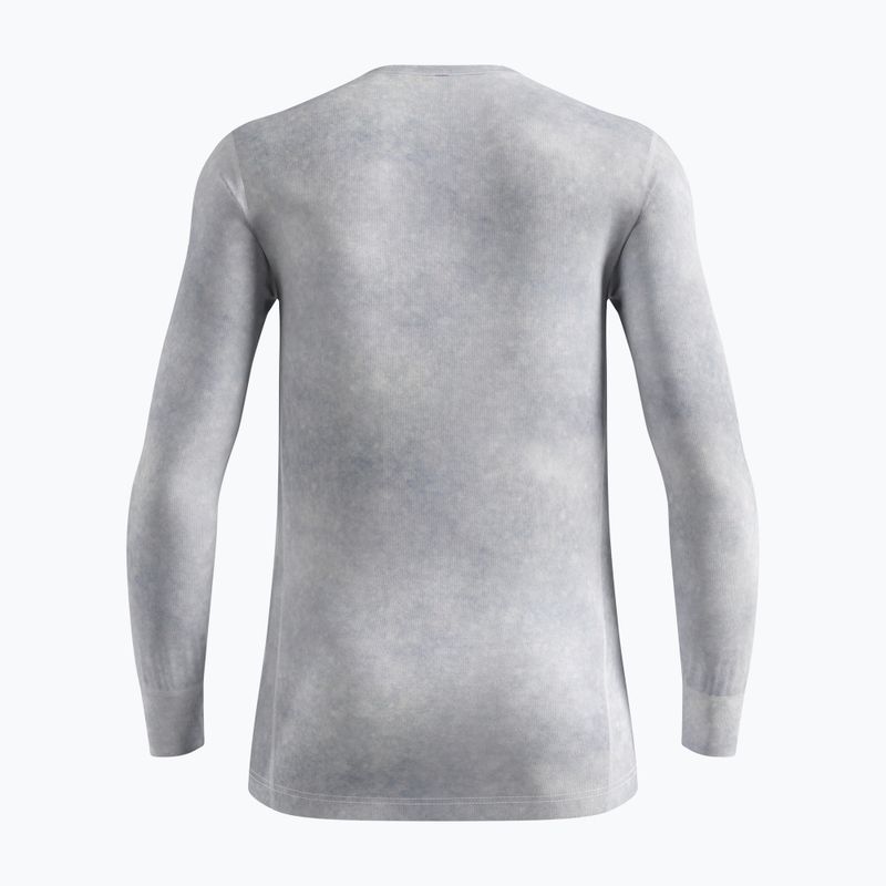 Bluză termică pentru bărbați ODLO Active Warm X Pow Bl Top Crew Neck odlo silver grey 2