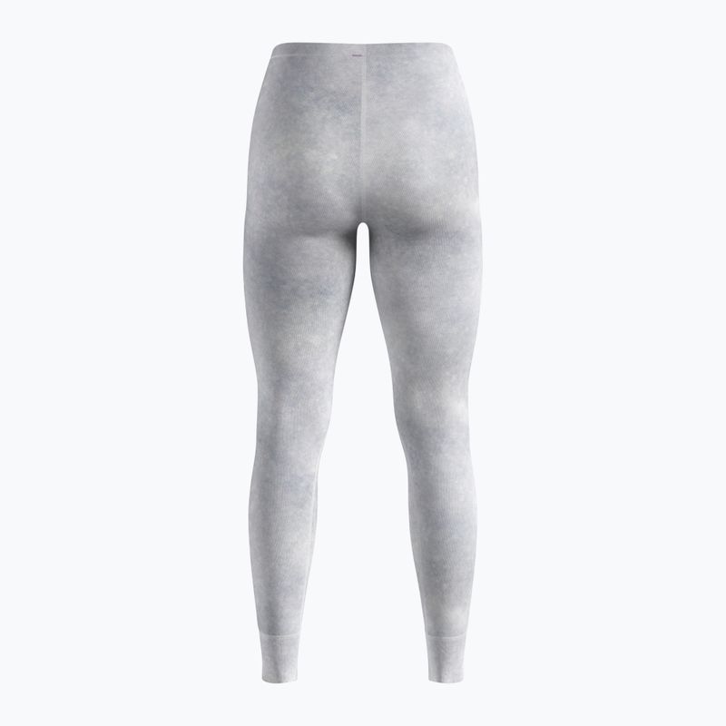 Pantaloni termoactivi pentru femei ODLO Active Warm X Pow Bl Bottom Long odlo silver grey 2