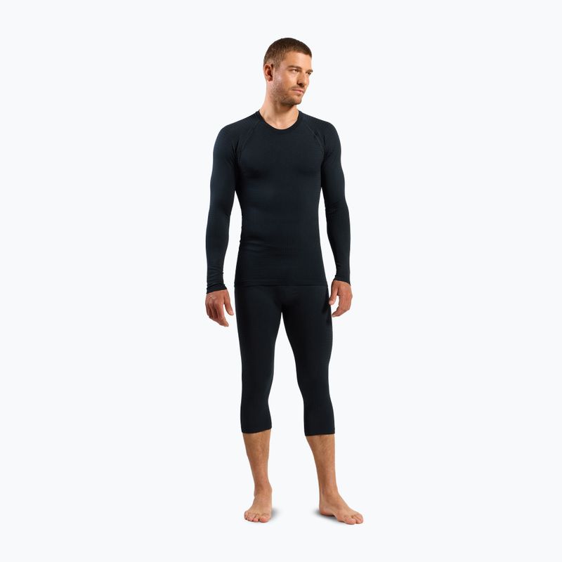 Bluză termoactivă pentru bărbați ODLO Performance Warm Bl Top Crew Neck black 2